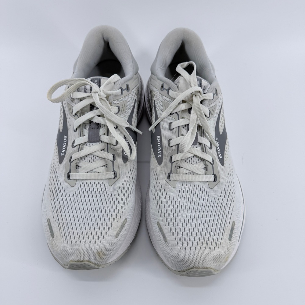 Brooks Adrenaline GTS 22 Womens Running Shoes Grey White 1203531B134 10.5 Medium